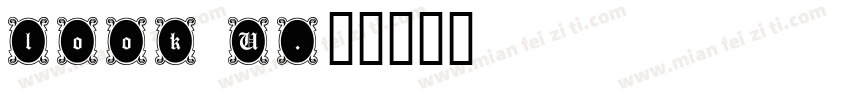 look U字体转换